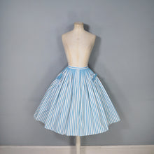 Load image into Gallery viewer, 50s 60s BERKERTEX CONTIENTALS SUMMER STRIPE 3 PIECE ROMPER, SKIRT AND BOLERO SET - XS