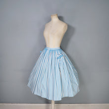 Load image into Gallery viewer, 50s 60s BERKERTEX CONTIENTALS SUMMER STRIPE 3 PIECE ROMPER, SKIRT AND BOLERO SET - XS