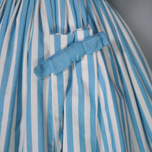 Load image into Gallery viewer, 50s 60s BERKERTEX CONTIENTALS SUMMER STRIPE 3 PIECE ROMPER, SKIRT AND BOLERO SET - XS