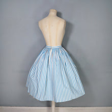 Load image into Gallery viewer, 50s 60s BERKERTEX CONTIENTALS SUMMER STRIPE 3 PIECE ROMPER, SKIRT AND BOLERO SET - XS