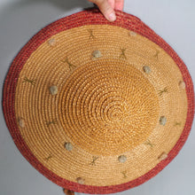 Load image into Gallery viewer, 50s STRAW CONICAL PLATTER HOLIDAY / SUMMER SUN HAT