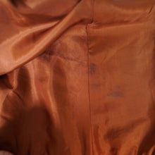 Load image into Gallery viewer, 70s FLUFFY LONG HAIRED MOHAIR GREY AND BROWN CHECK BLANKET CAPE COAT - S-M