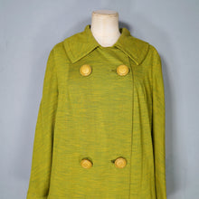 Load image into Gallery viewer, 60s "REVILLE" PISTACHIO GREEN LIGHT JERSEY KNIT COAT - ONE SIZE