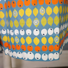 Load image into Gallery viewer, 50s MARYON NOVELTY CITRUS FRUIT PRINT FULL SKIRTED COTTON DRESS - S