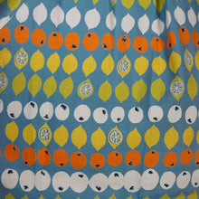 Load image into Gallery viewer, 50s MARYON NOVELTY CITRUS FRUIT PRINT FULL SKIRTED COTTON DRESS - S