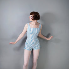Load image into Gallery viewer, 50s 60s BERKERTEX CONTIENTALS SUMMER STRIPE 3 PIECE ROMPER, SKIRT AND BOLERO SET - XS