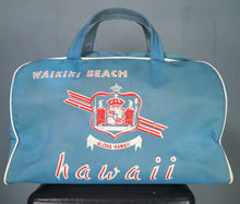 Load image into Gallery viewer, 50s / 60s HAWAIIAN SPORTS BAG / WEEKENDER TRAVEL BAG