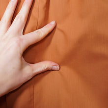 Load image into Gallery viewer, 50s TONI TODD RUST ORANGE DAY DRESS WITH PIN TUCKS AND LACE - S