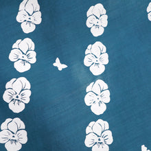 Load image into Gallery viewer, 50s TEAL GREEN "MAXMOR" FULL SKIRTED COTTON DRESS WITH FLORAL AND BUTTERFLY PRINT - M