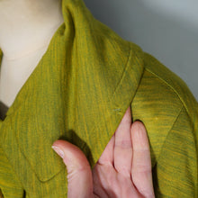 Load image into Gallery viewer, 60s "REVILLE" PISTACHIO GREEN LIGHT JERSEY KNIT COAT - ONE SIZE