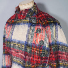 Load image into Gallery viewer, RANNOCH DESIGNS SCOTTISH TARTAN WOOL AND MOHAIR CAPE COAT - S-M