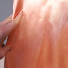 Load image into Gallery viewer, 40s BLUSH PINK SATIN ZIP FRONT LONG LOUNGEWEAR ROBE DRESS - S