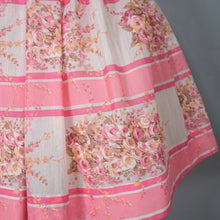 Load image into Gallery viewer, LATE 50s PINK HORROCKSES FASHIONS FLORAL FULL SKIRTED DRESS - XS-S