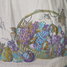 Load image into Gallery viewer, 50s FRUIT BASKET NOVELTY HARVEST PRINT FULL COTTON SWING SKIRT - 29&quot;