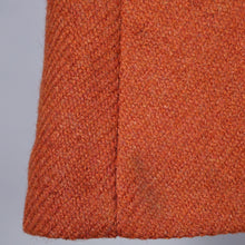 Load image into Gallery viewer, 70s St MICHAEL MOHAIR AND WOOL RUST COLOURED WRAP COAT WITH SHEEPSKIN COLLAR - S
