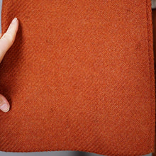 Load image into Gallery viewer, 70s St MICHAEL MOHAIR AND WOOL RUST COLOURED WRAP COAT WITH SHEEPSKIN COLLAR - S