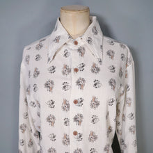 Load image into Gallery viewer, 70s KENNINGTON MICKEY MOUSE AND ART DECO DANCERS NOVELTY PRINT SHIRT - M