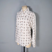Load image into Gallery viewer, 70s KENNINGTON MICKEY MOUSE AND ART DECO DANCERS NOVELTY PRINT SHIRT - M