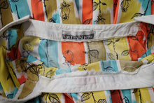 Load image into Gallery viewer, 50s 60s BLANES ADORABLE MULTI COLOURED STEMMED ROSE SUN DRESS - S