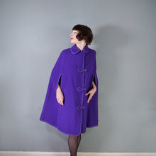 Load image into Gallery viewer, 70S BOLDEST PURPLE AND FLURO PINK REVERSIBLE CAPE - S-M