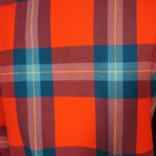 Load image into Gallery viewer, 60s does 40s BROWNSTONES RED GREEN TARTAN BOMBER STYLE JACKET - S-M
