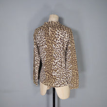 Load image into Gallery viewer, 60s 70s DEBENHAMS LEOPARD ANIMAL PRINT ANGORA BLEND WOOL JUMPER - M