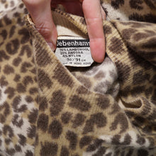 Load image into Gallery viewer, 60s 70s DEBENHAMS LEOPARD ANIMAL PRINT ANGORA BLEND WOOL JUMPER - M