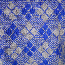 Load image into Gallery viewer, 40s SIDE BUTTONED BLUE AND GREY WOOL TANK TOP / JUMPER - S-M