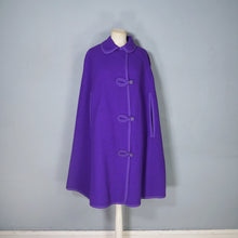 Load image into Gallery viewer, 70S BOLDEST PURPLE AND FLURO PINK REVERSIBLE CAPE - S-M