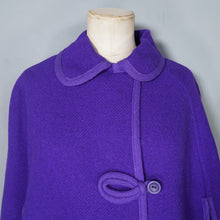 Load image into Gallery viewer, 70S BOLDEST PURPLE AND FLURO PINK REVERSIBLE CAPE - S-M