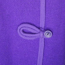 Load image into Gallery viewer, 70S BOLDEST PURPLE AND FLURO PINK REVERSIBLE CAPE - S-M
