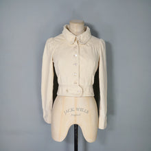 Load image into Gallery viewer, 60s BIBA CROPPED CREAM CORDUROY LIGHTWEIGHT SPRING / SUMMER JACKET - XS
