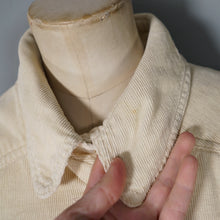 Load image into Gallery viewer, 60s BIBA CROPPED CREAM CORDUROY LIGHTWEIGHT SPRING / SUMMER JACKET - XS