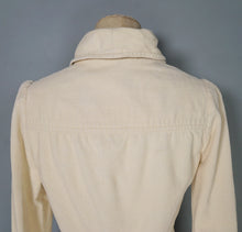 Load image into Gallery viewer, 60s BIBA CROPPED CREAM CORDUROY LIGHTWEIGHT SPRING / SUMMER JACKET - XS