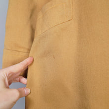 Load image into Gallery viewer, 40s "FERNPROOF" CAMEL COLOURED WOOL TRENCH STYLE COAT - S-M
