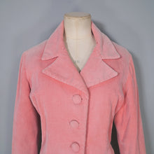 Load image into Gallery viewer, 60s 70s LIGHT PINK SPRING / SUMMER CORDUROY CORD JACKET - M