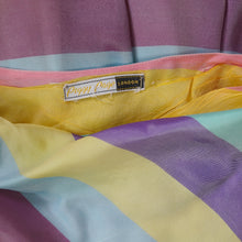 Load image into Gallery viewer, 50s PEGGY PAGE PASTEL LOLLYPOP STRIPED FULL SKIRTED DRESS - XS