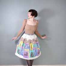 Load image into Gallery viewer, SPORTAVILLE 50s 60s "MUSIC HALL" MUSICAL SONG SHEET NOVELTY PRINT SKIRT - 26.5"