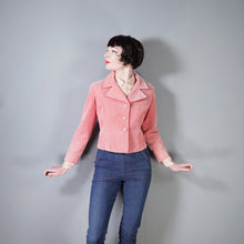 Load image into Gallery viewer, 60s 70s LIGHT PINK SPRING / SUMMER CORDUROY CORD JACKET - M