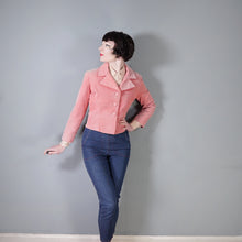 Load image into Gallery viewer, 60s 70s LIGHT PINK SPRING / SUMMER CORDUROY CORD JACKET - M