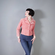 Load image into Gallery viewer, 60s 70s LIGHT PINK SPRING / SUMMER CORDUROY CORD JACKET - M
