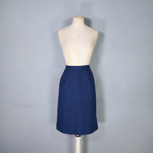 Load image into Gallery viewer, 60s GAY GIBSON BLUE BLACK CHECK TWO PIECE SKIRT AND TOP / DRESS SUIT - S