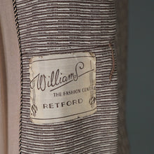 Load image into Gallery viewer, 50s MARLBECK MODEL BELTED BROWN PATTERNED WOOL AUTUMN COAT - S