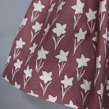 Load image into Gallery viewer, 50s HORROCKSES FASHIONS BROWN FULL SKIRT COTTON DRESS  AND BOLERO - XS
