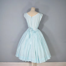 Load image into Gallery viewer, 50s HORROCKSES FOR RICHARD SHOPS GREEN FLORAL FULL SKIRTED DRESS - S