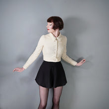 Load image into Gallery viewer, 60s BIBA CROPPED CREAM CORDUROY LIGHTWEIGHT SPRING / SUMMER JACKET - XS