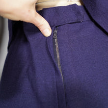 Load image into Gallery viewer, 40s KAHN OF MINNEAPOLIS 3 PIECE FINE PONTE WOOL SUIT / DRESS SET WITH CHAIN BUTTONS - S