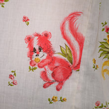 Load image into Gallery viewer, 70s PENELOPE PEEP SQUIRREL NOVELTY PRINT MINI HALTER DRESS - S
