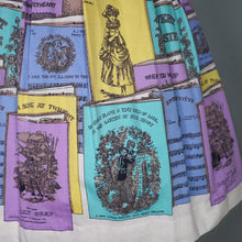 Load image into Gallery viewer, SPORTAVILLE 50s 60s "MUSIC HALL" MUSICAL SONG SHEET NOVELTY PRINT SKIRT - 26.5"
