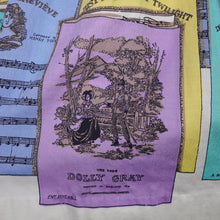 Load image into Gallery viewer, SPORTAVILLE 50s 60s "MUSIC HALL" MUSICAL SONG SHEET NOVELTY PRINT SKIRT - 26.5"